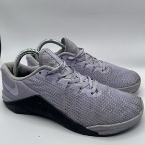 Nike Metcon 5 Shoes Women's Size 9 Crossfit Weightlifting Training Purple Gym
